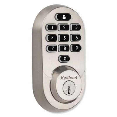 Kwikset Halo Keypad Wi-Fi Smart Lock, Satin Nickel